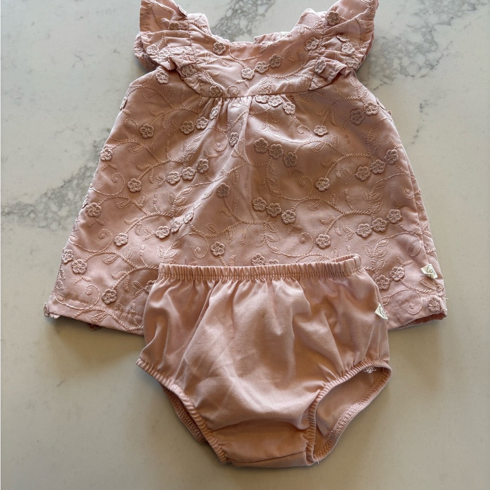 Adorable Pink Floral Diaper Cover Set